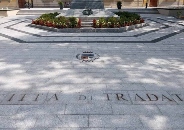 La nuova piazza Mazzini a Tradate