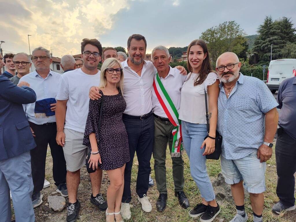 Visita da Salvini a Bossi