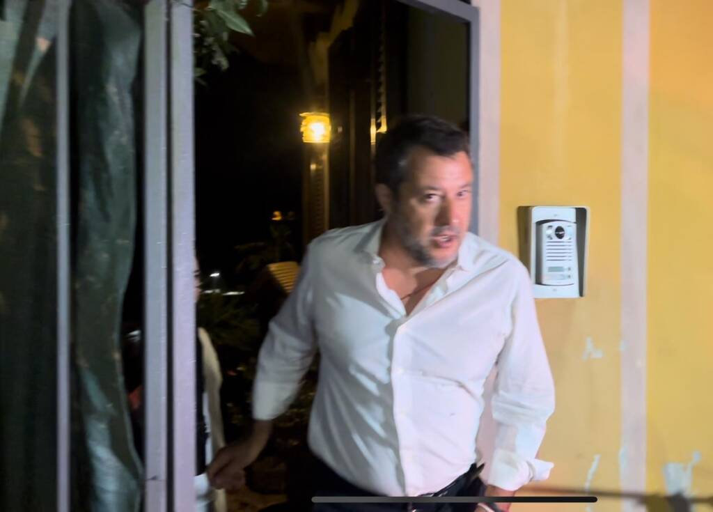 Visita da Salvini a Bossi