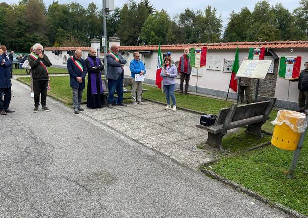 Il ricordo dei cinque giovani partigiani “morti per la libertà” a Brissago