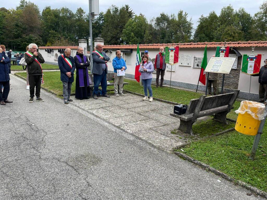 A Brissago commemorati i cinque giovani partigiani “morti per la libertà”