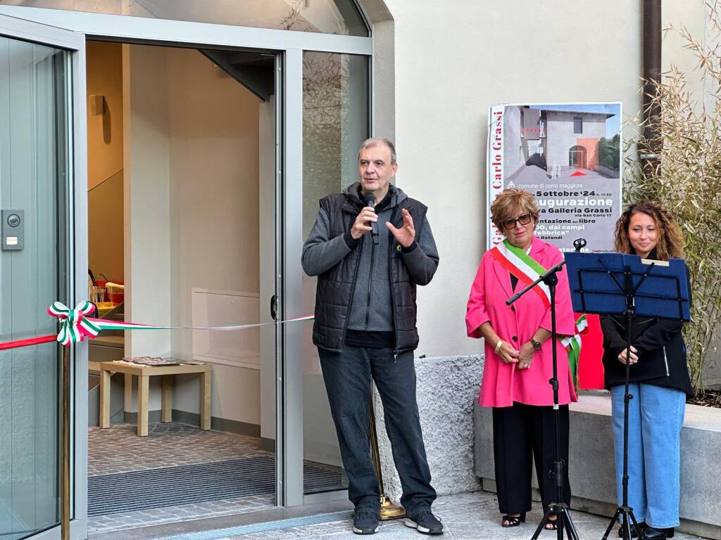 Galleria Grassi di Cerro Maggiore: l'inaugurazione