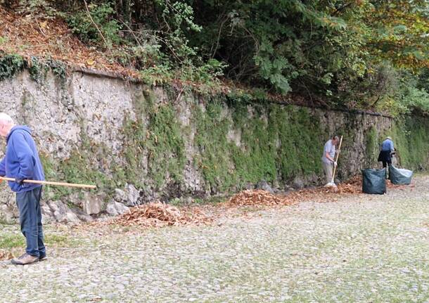 La Via Sacra del Sacro Monte di Varese ripulita: merito del Cai Senior