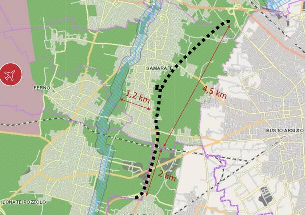 Il progetto della superstrada Statale 341 Gallarate-Samarate-Vanzaghello