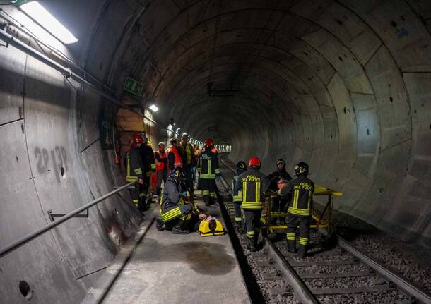 Incidente in galleria: esercitazione di ferrovienord