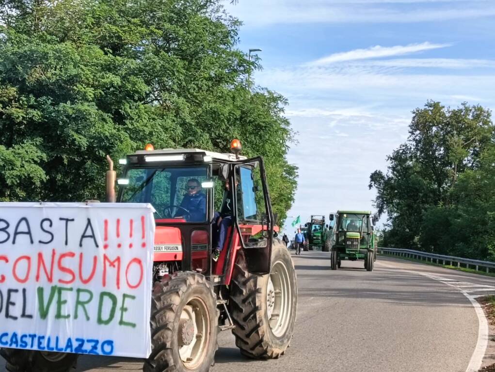 La protesta contro la tangenziale di Abbiategrasso