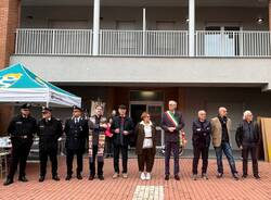 Saronno -L'inaugurazione dell'edificio X2 al quartiere Matteotti