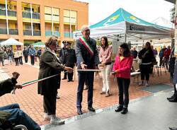 Saronno -L'inaugurazione dell'edificio X2 al quartiere Matteotti