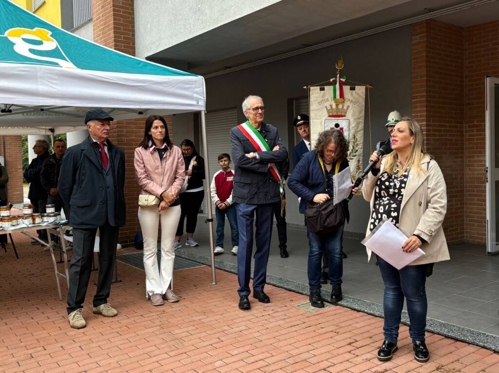 Saronno -L'inaugurazione dell'edificio X2 al quartiere Matteotti