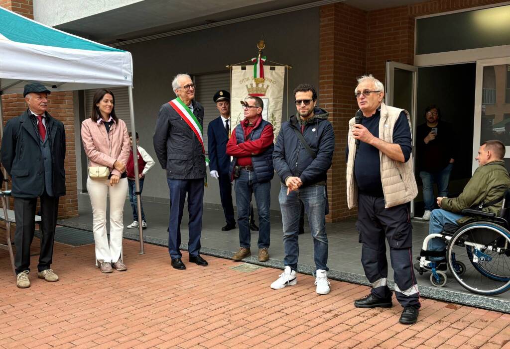 Saronno -L'inaugurazione dell'edificio X2 al quartiere Matteotti