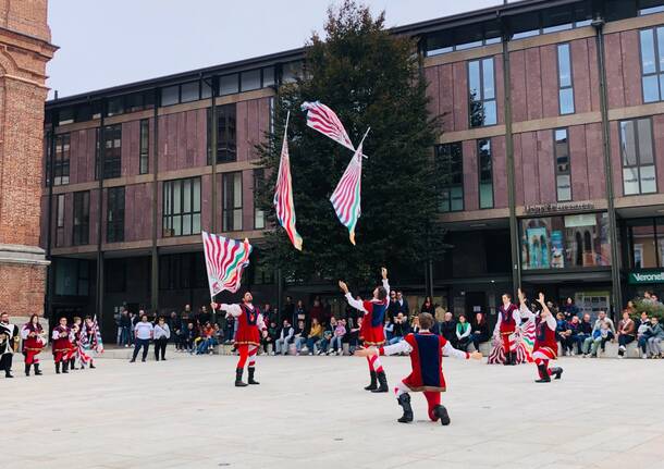 Sbandieratori e Musici di Legnano in festa per i loro 40 anni 