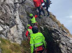 Soccorso alpino Varese Cnsas Esercitazione alla Grona