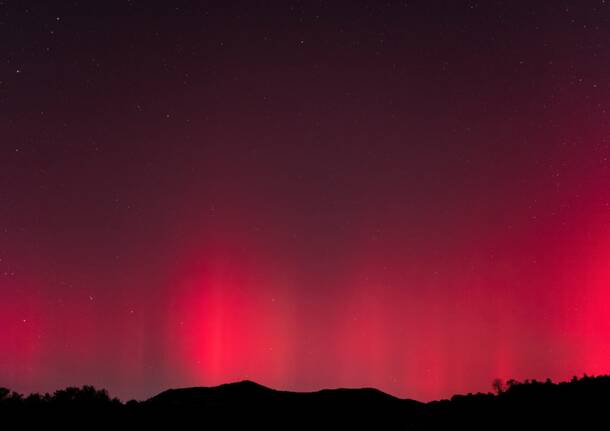 L’aurora boreale in Valceresio