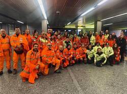 All'esercitazione all'aeroporto di Malpensa la Croce Bianca di Legnano