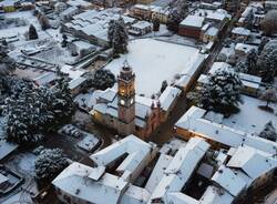 Azzate con la neve novembre 2024