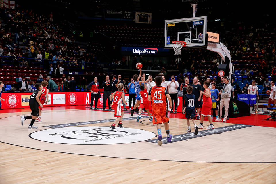 Basket Canegrate  con l’Olimpia Milano