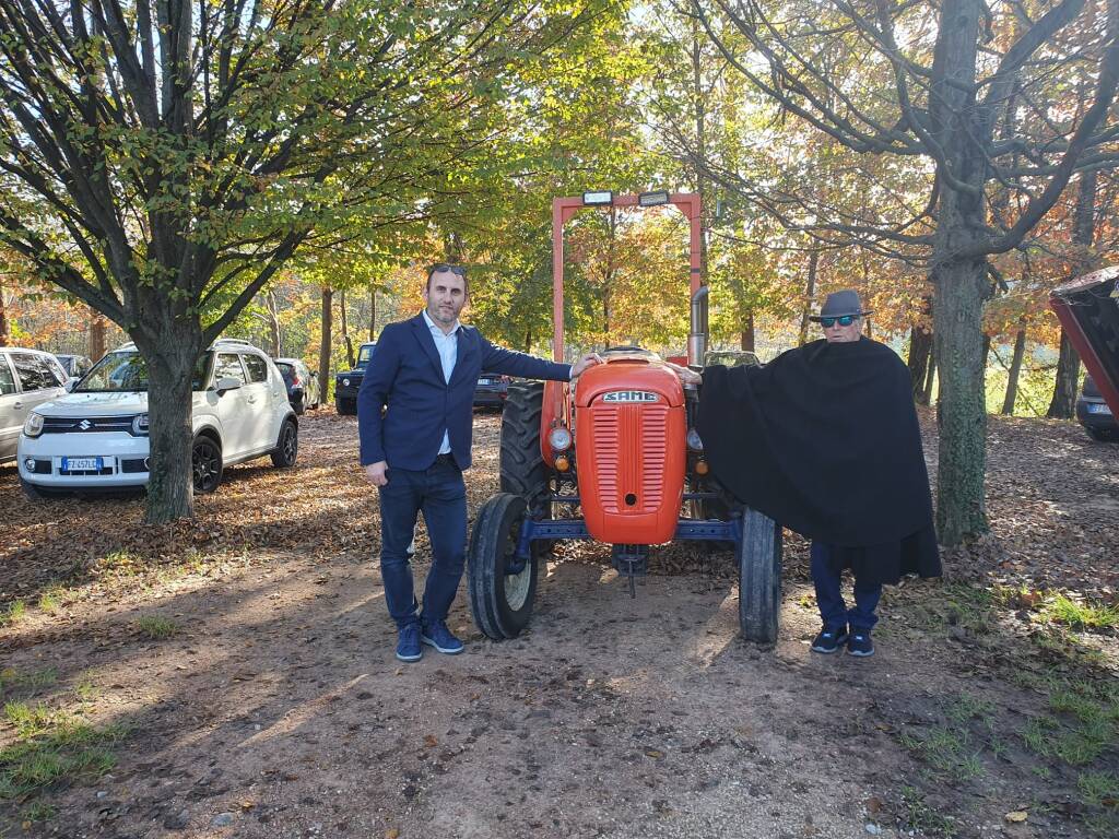 Benedizione dei trattori a Brunello