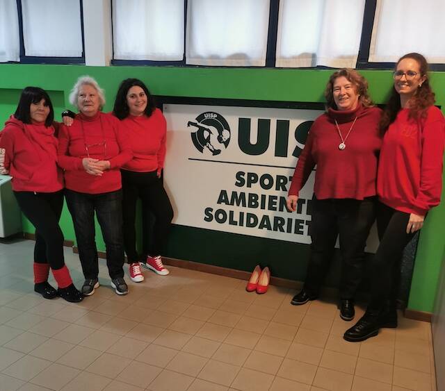 Gli \"allenamenti in rosso\" di Uisp Varese