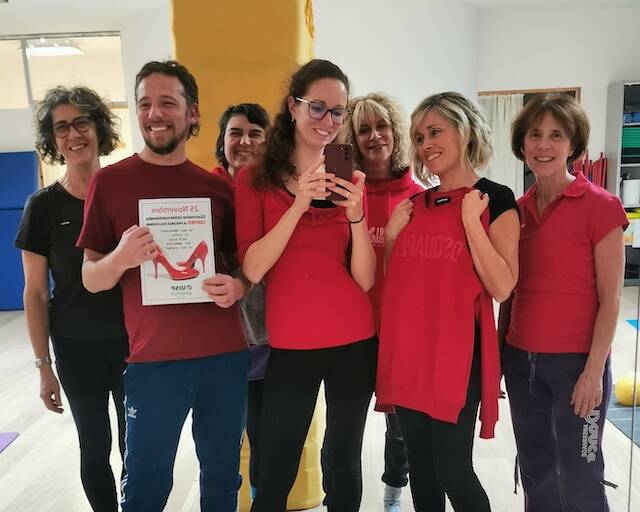 Gli \"allenamenti in rosso\" di Uisp Varese