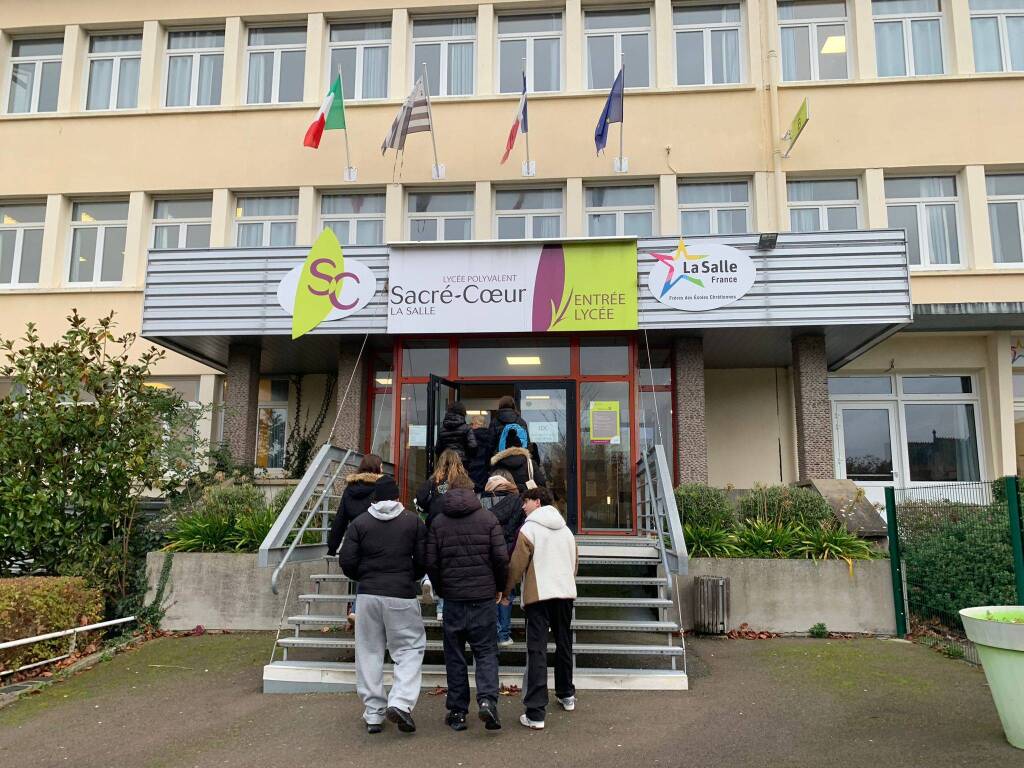 Il Bernocchi di Legnano in visita al Lycée professionnel Sacré Coeur in Bretagna