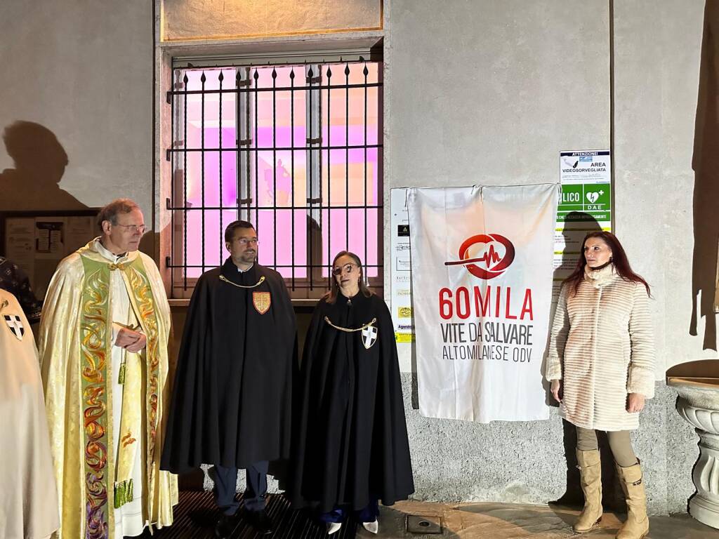 Inaugurazione maniero San Martino e nuovo DAE