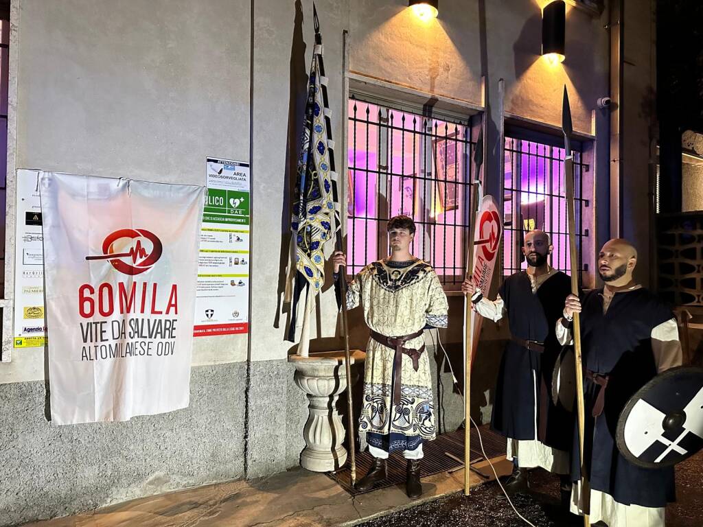 Inaugurazione maniero San Martino e nuovo DAE