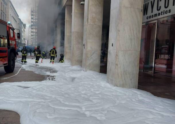 Incendio Milano