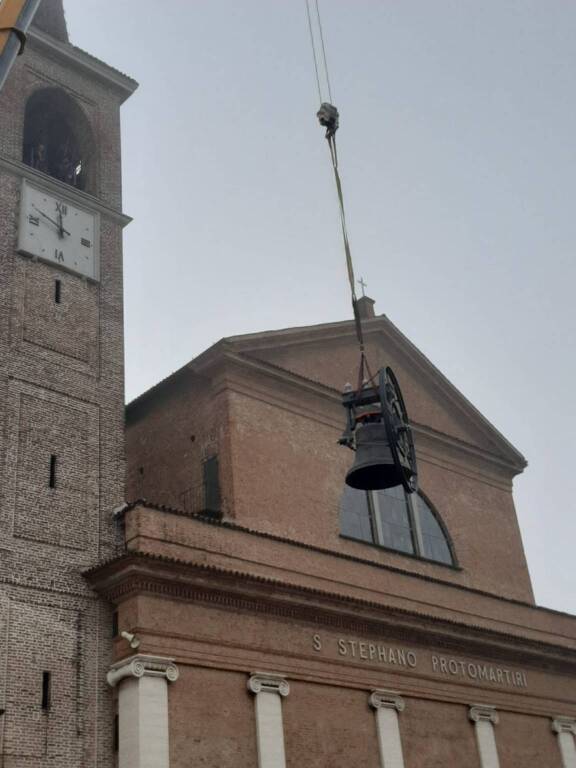 Le campane della chiesa di Santo Stefano tornano "a casa" dopo il restauro