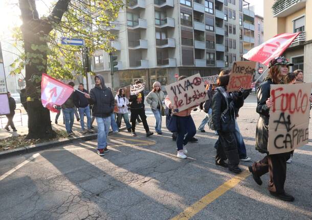 manifestazione studenti busto arsizio