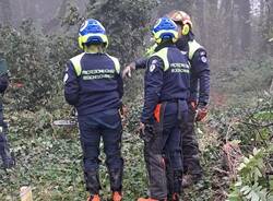 Maxi esercitazione di Protezione Civile, a Parabiago volontari all'opera per il taglio boschivo