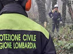 Maxi esercitazione di Protezione Civile, a Parabiago volontari all'opera per il taglio boschivo