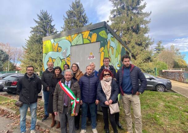 Il nuovo murale a San Macario di Samarate