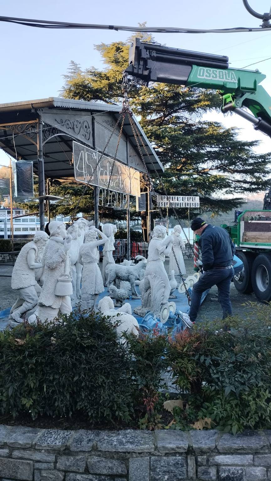 presepe sommerso laveno lavori in corso