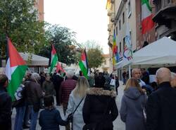 Presidio pro Palestina in centro a Legnano 