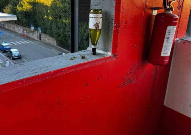 Rifiuti al Parcheggio Sempione a Varese