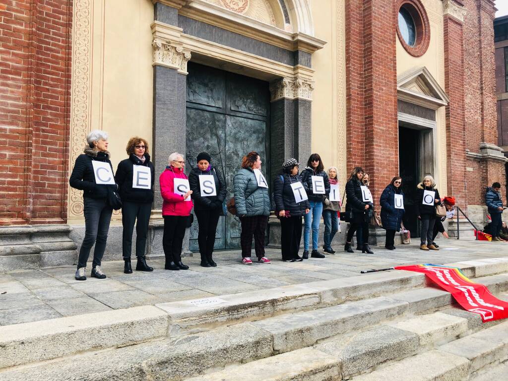 Sciopero generale in piazza San Magno a Legnano