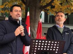 Sciopero generale in piazza San Magno a Legnano