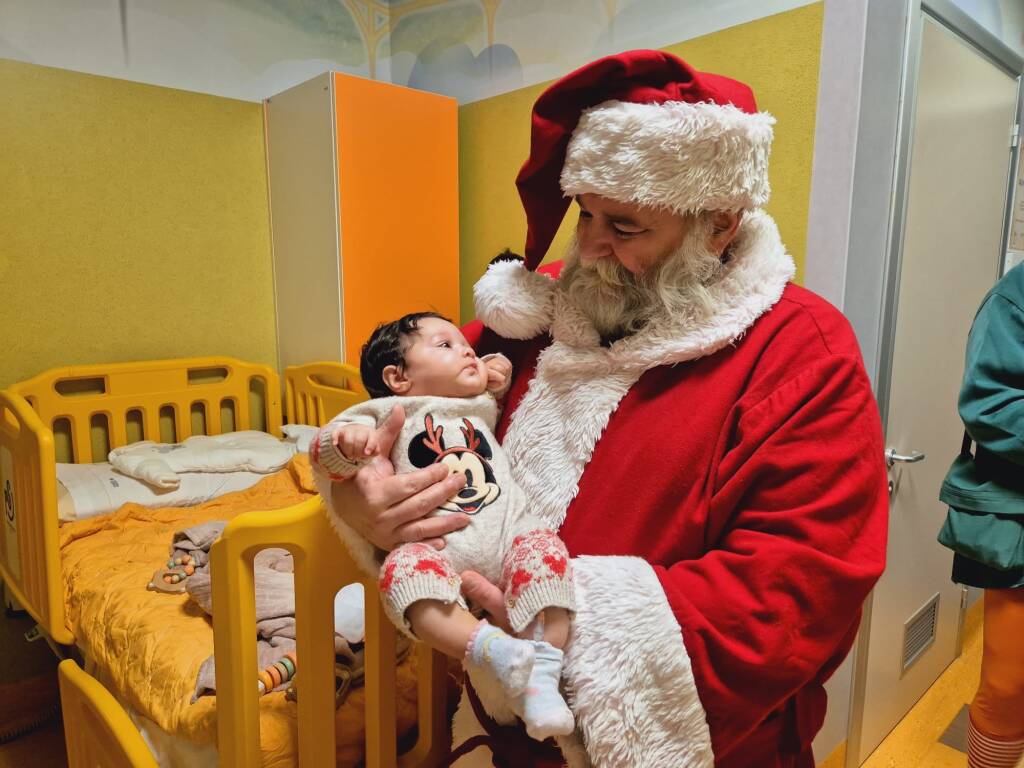 Babbo Natale in pediatria all'Ospedale Del Ponte