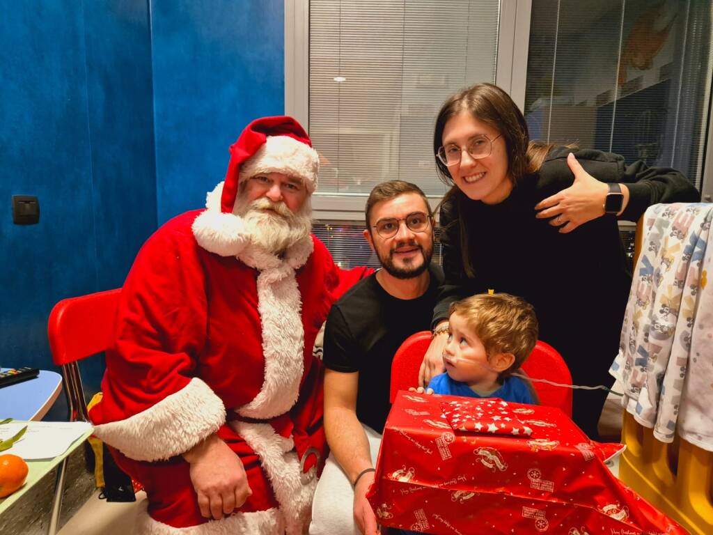 Babbo Natale in pediatria all'Ospedale Del Ponte