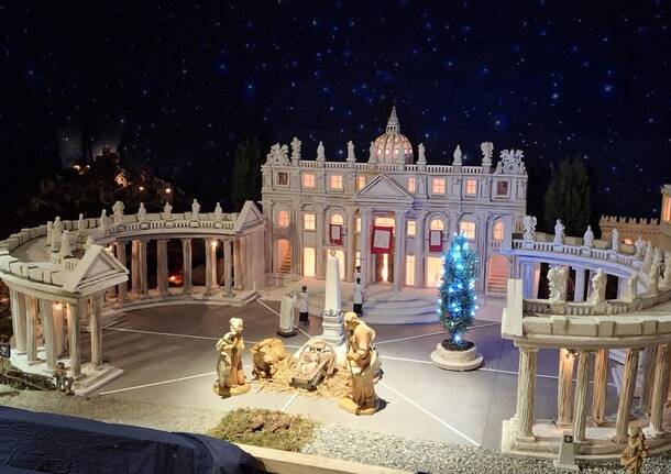 Il presepe di Cuveglio dedicato al Giubileo