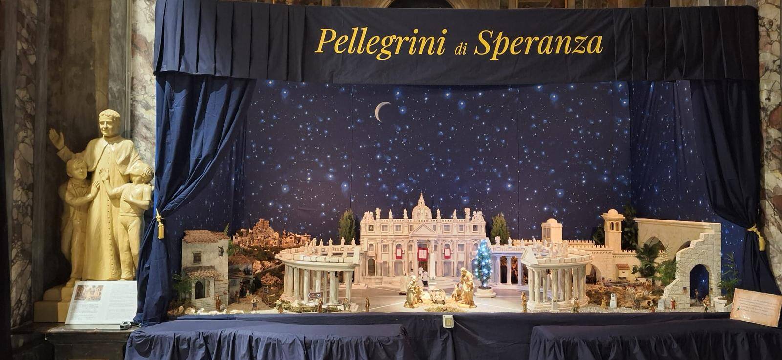 Il presepe di Cuveglio dedicato al Giubileo