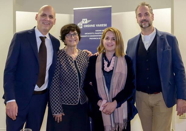 Cena di Natale dell’Ordine degli architetti: i premiati