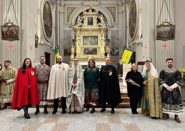 Palio di Legnano: cerimonia d’investitura della contrada Sant’Ambrogio