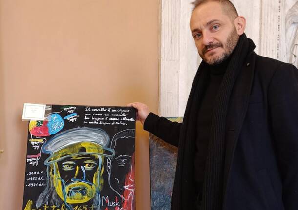 Dall’ingegneria all’arte, il legnanese Vincenzo Masullo protagonista a Roma anche con un messaggio sociale