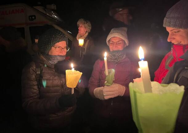 La fiaccolata di Natale al Sacro Monte