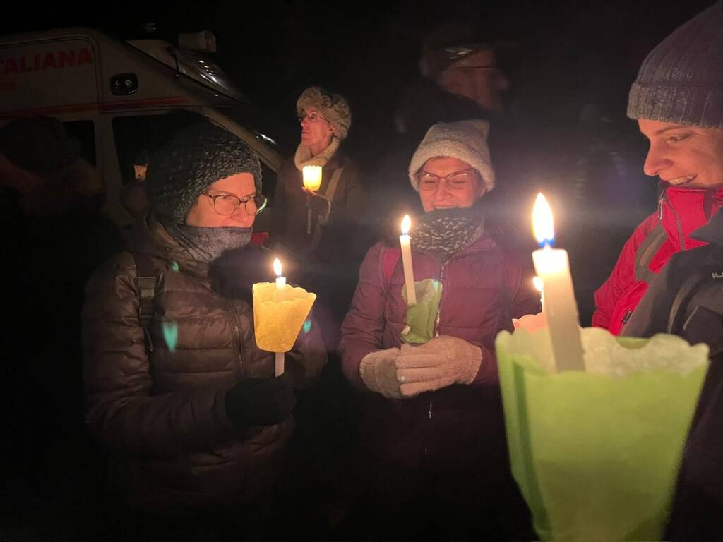 fiaccolata di Natale al Sacro Monte