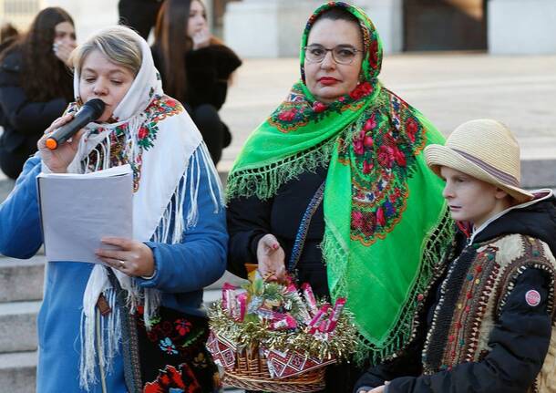 La celebrazione di “Kolyada” a Gallarate con al comunità ucraina