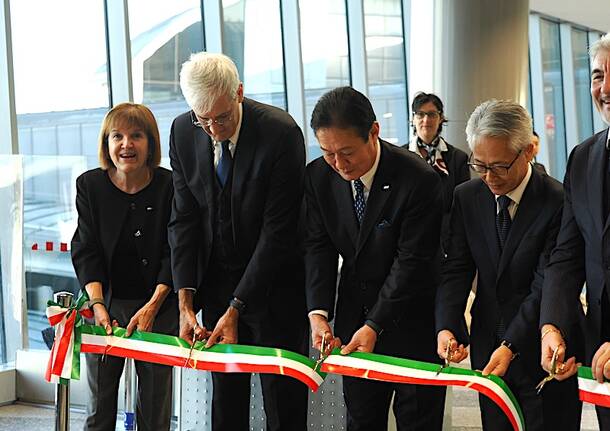 Inaugurato a Malpensa il volo ANA Milano-Tokio