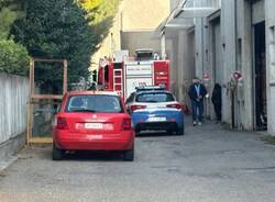 incendio capannone gallarate