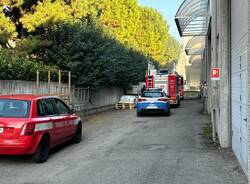 incendio capannone gallarate